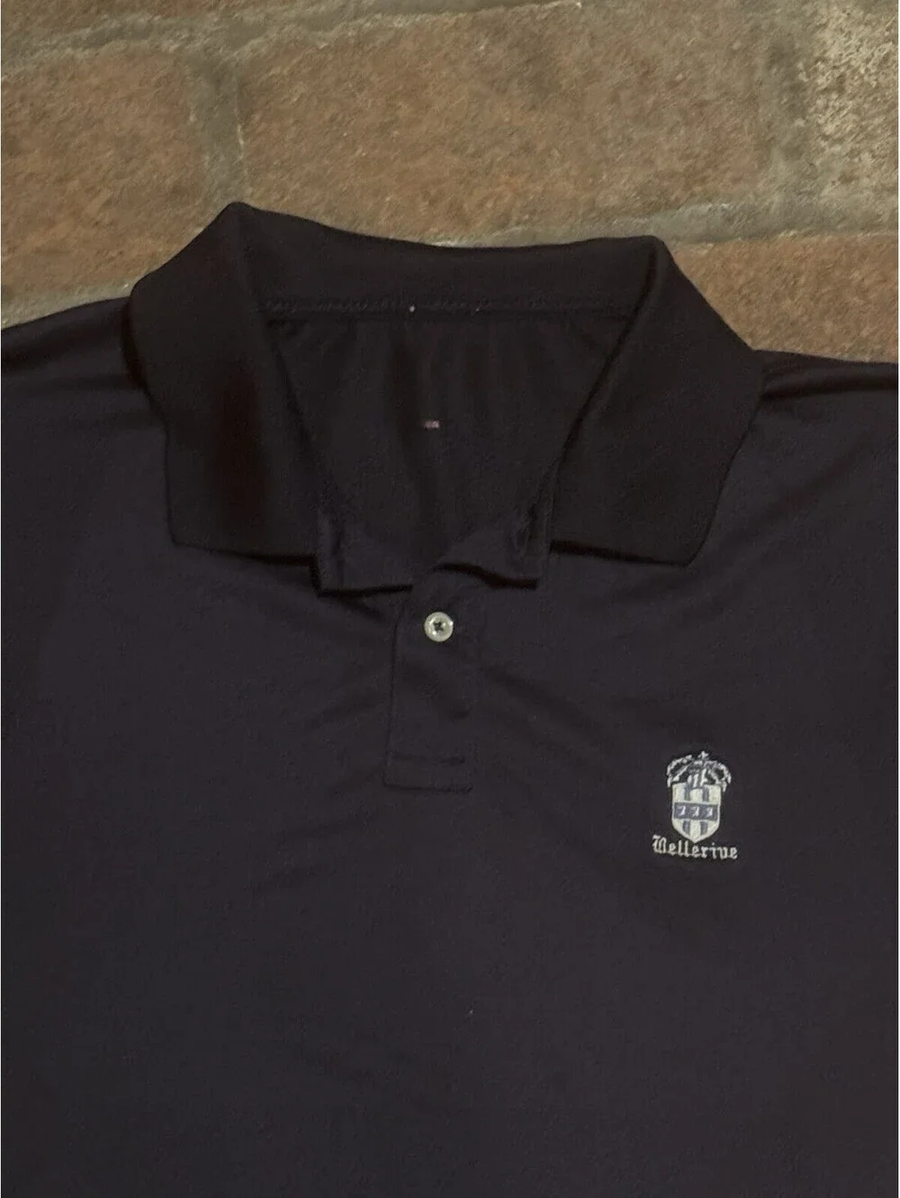 RLX Ralph Lauren Performance Golf Polo Shirt Mens XL Black Bellarive